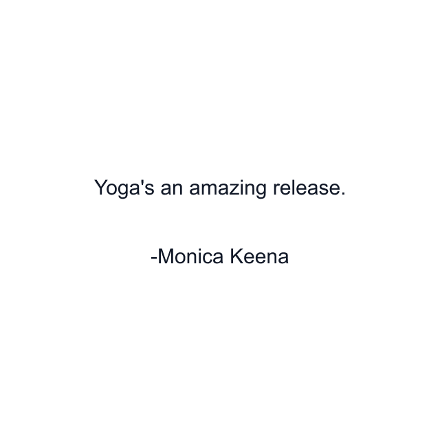 Yoga's an amazing release.