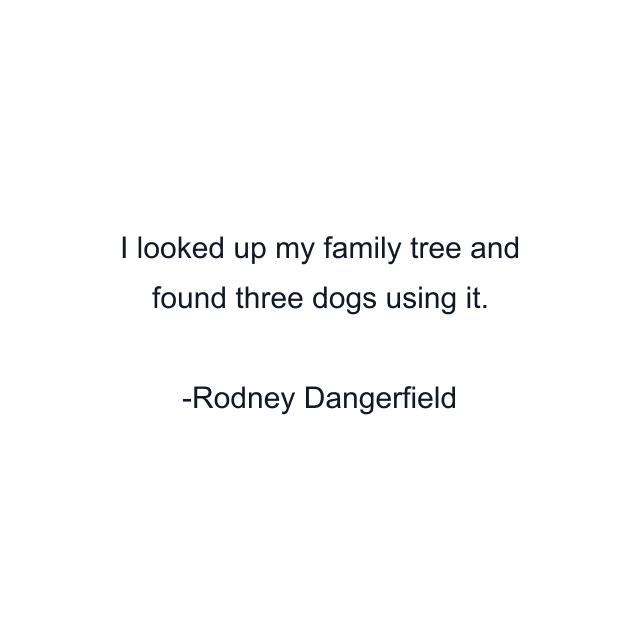 I looked up my family tree and found three dogs using it.